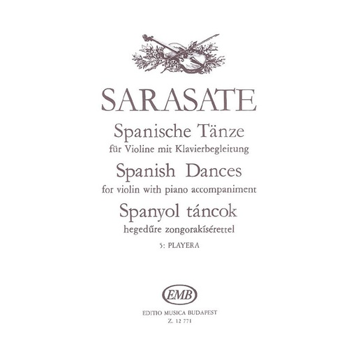 Spanish Dances Volume 5 Op 23 Violin Piano Book