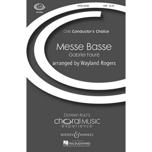 Messe Basse SATB Book
