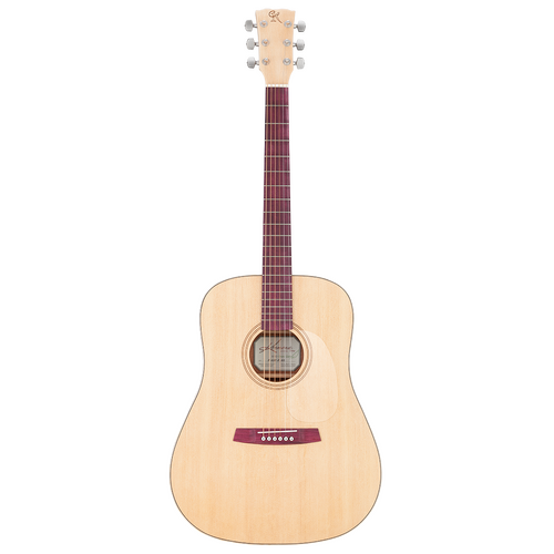 Kremona M10GG Steel String Acoustic Guitar with Solid Spruce Top and Premium Case