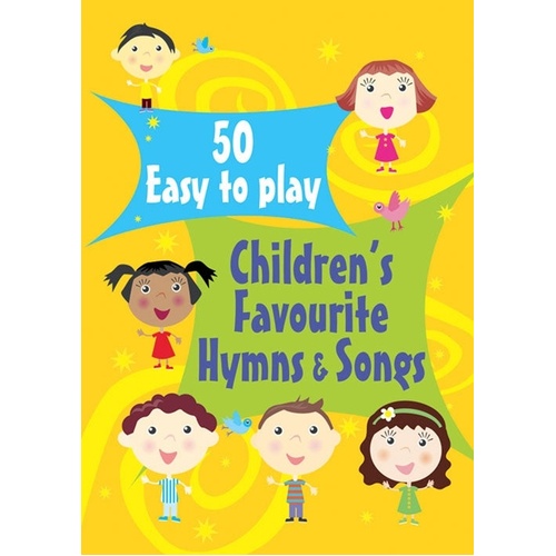 50 Easy To Play Childrens Favourite Hymns & Songs Softcover Book (Piano)