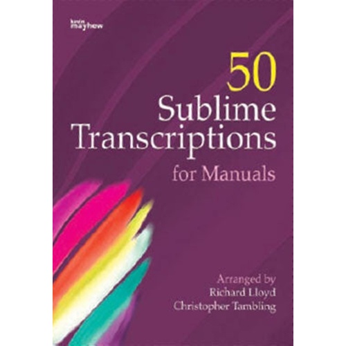 50 Sublime Transcriptions For Manuals Softcover Book (Organ)