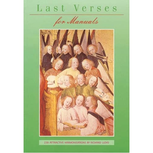 Lloyd - Last Verses For Manuals Softcover Book (Organ)
