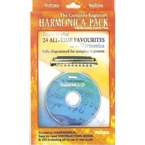 Waltons C Harmonica Pack with Instruction Book and CD - Model WM1532