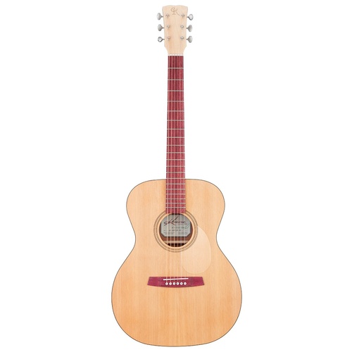 Kremona M15GG Steel String Acoustic Guitar, Solid Spruce Top, Includes Case