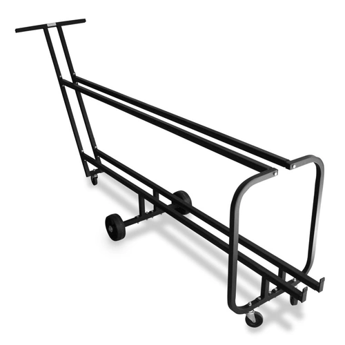 Manhasset Music Stand Storage Cart Standard, Holds 25 Stands, Welded Steel, High-Density Polyethylene Rail Liners, Dimensions: 92"L x 43"H x 22"W