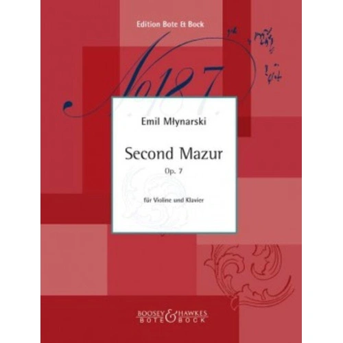 Mlynarski - Mazurka No 2 Op 7 for Violin and Piano