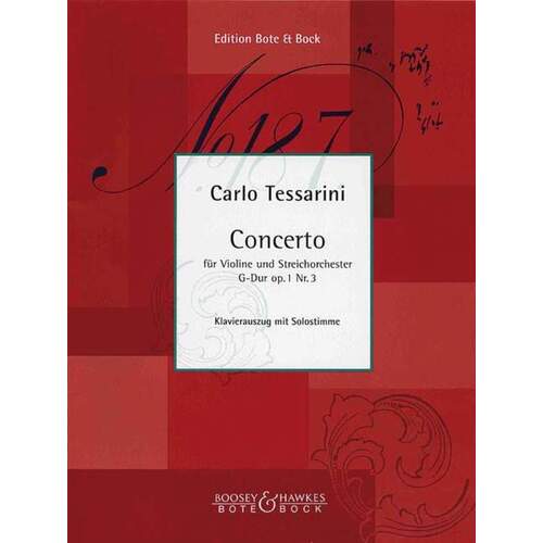 Violin Concerto G Dur Vn/Orch Book