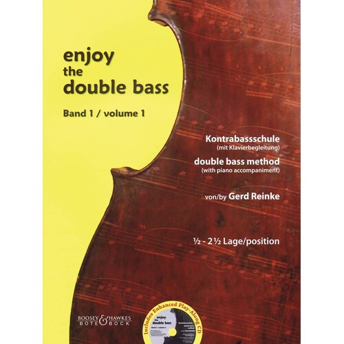 Enjoy The Double Bass V1 Softcover Book/CD