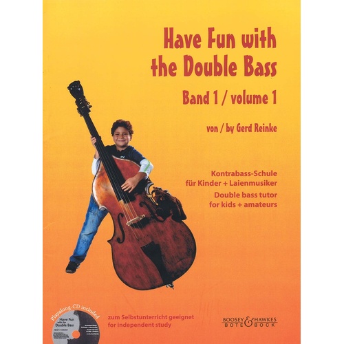 Have Fun With The Double Bass V1 Softcover Book/CD