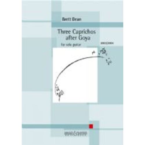 Dean - Three Caprichos After Goya Guitar (Softcover Book)