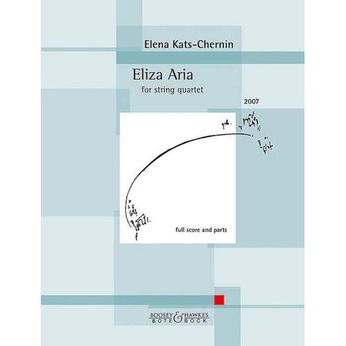 Eliza Aria String Quartet Score/Parts Book