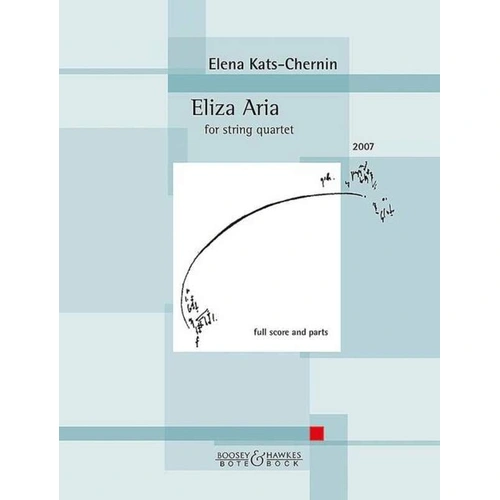 KATS-CHERNIN - ELIZA ARIA STRING QUARTET SC/PTS for Cello and Viola