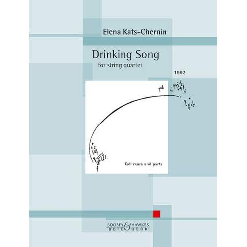 Drinking Song For String Quartet (Music Score/Parts) Book