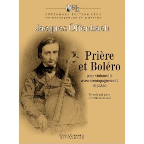 Offenbach - Priere Et Bolero For Cello/Piano (Softcover Book)