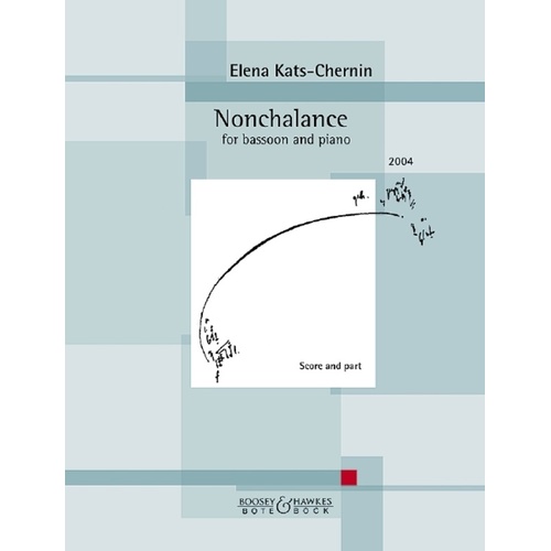 Kats-Chernin - Nonchalance Bassoon/Piano