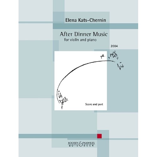 Kats-Chernin - After Dinner Music Violin/Piano (Softcover Book)