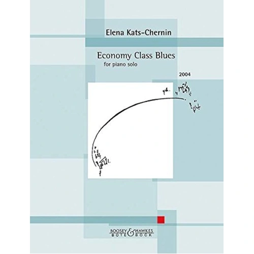 Economy Class Blues for Piano Solo by Elena Kats-chernin, 8 Pages, Bote & Bock