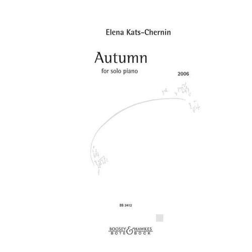 Kats-Chernin - Autumn Piano Solo (Softcover Book)