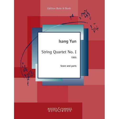Isang Yun - String Quartet No 1 Score/Parts Book