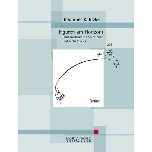 Figuren Am Horizont Violin/6 Instruments Score Book