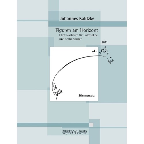 Figuren Am Horizont Violin/6 Instruments Score/Parts Book