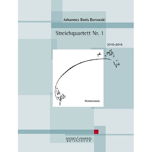 Borowski - String Quartet No 1 Parts (Set Of Parts) Book