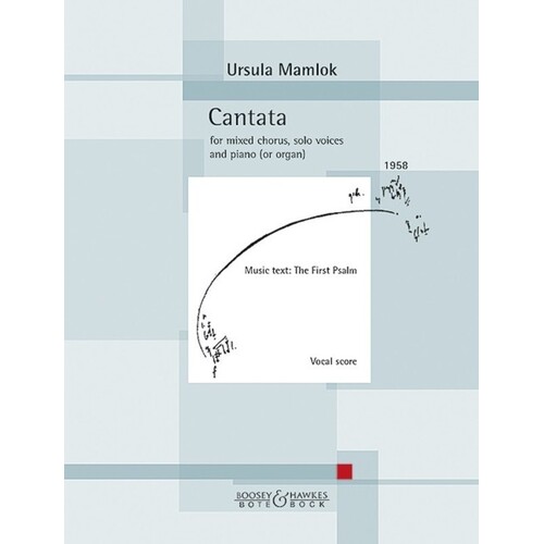 Mamlok - Cantata SATB/Soli/Piano (Softcover Book)