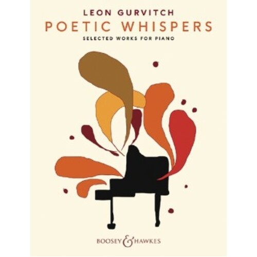 Gurvitch - Poetic Whispers Selected Works For Piano (Softcover Book)