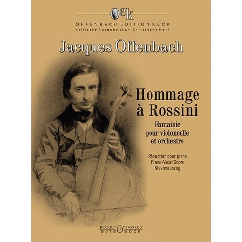 Offenbach - Hommage A Rossini Cello/Piano (Softcover Book)