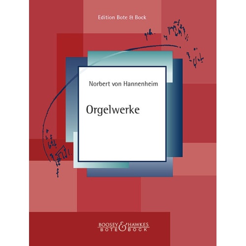 Hannenheim - Organ Works Serie Vi Vol 1 Softcover Book (Organ)