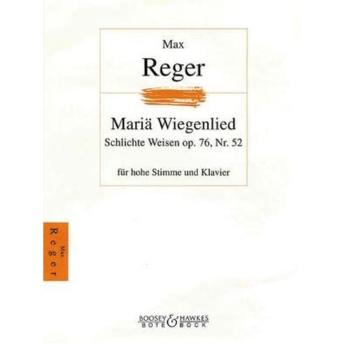 Maria Wiegenlied Vo/Pn High Voice (Softcover Book)