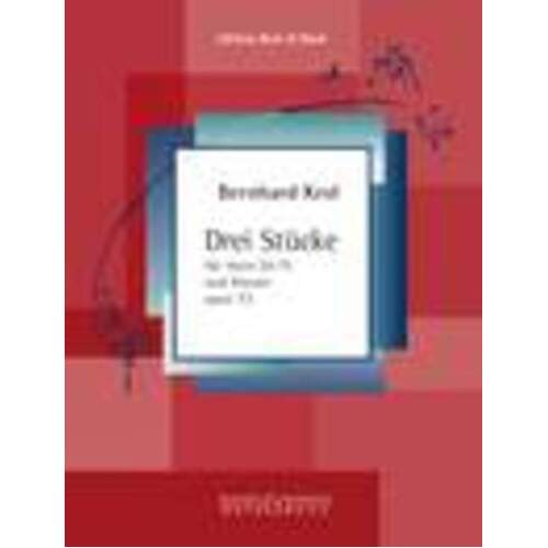 3 Pieces Drei Stuecke Op 72 Horn And Piano Book