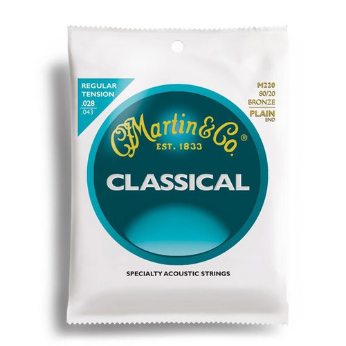 Martin Classical Bronze-Plain End String Set (28-43)
