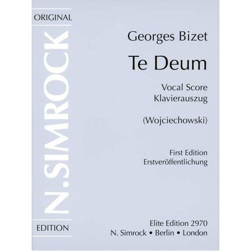 Bizet - Te Deum Vocal Score Book