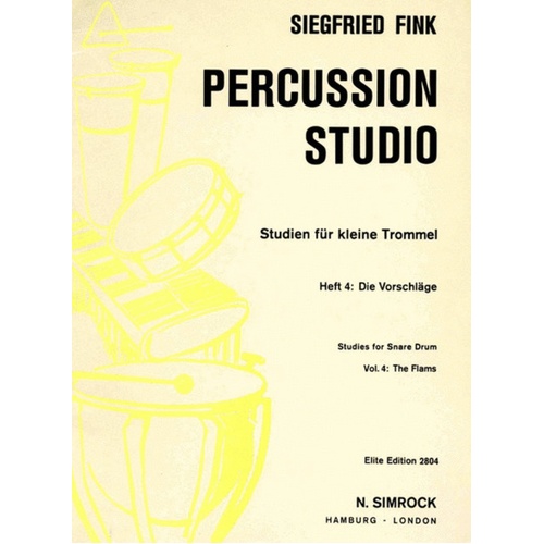 Studies For Snare Drum Vol 4 Book