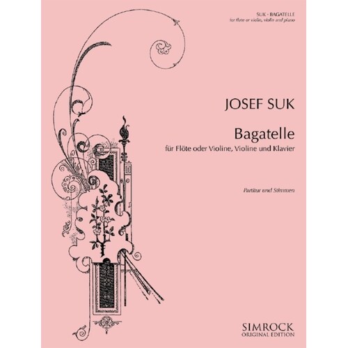 Bagatelle Flute Or Violin Piano Book