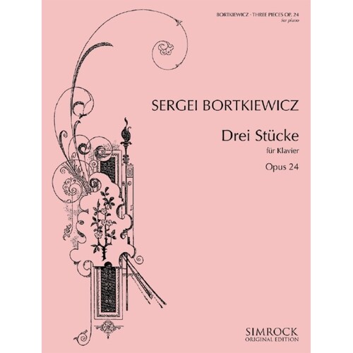 3 Pieces Op 24 Piano Book