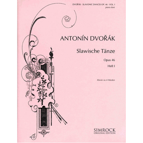 Slavonic Dances Op46 1 2 Piano 4 Hand Book