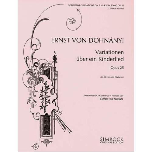 Var Nursery Rhyme Piano Book