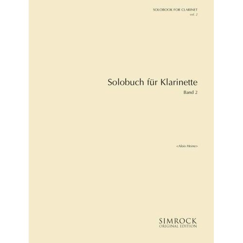 Solobook For Clarinet 2 Book