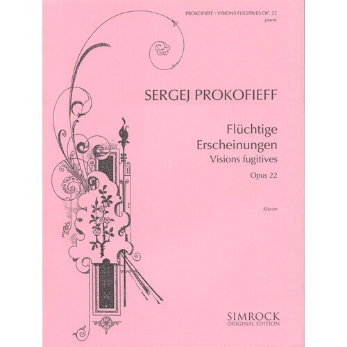 Visions Fugitives Op 22 Piano (Softcover Book)