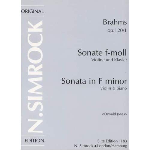 Sonata In F Min Op120#