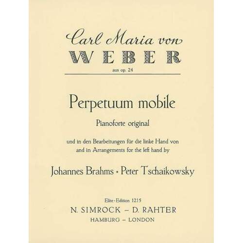 Perpetuum Mobile Piano Book