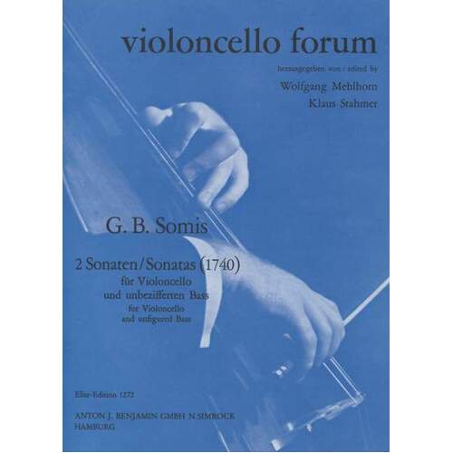 2 Sonatas Cello And Basso Continuo Book