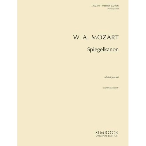 Mirror Canon Mallet Quartet Book