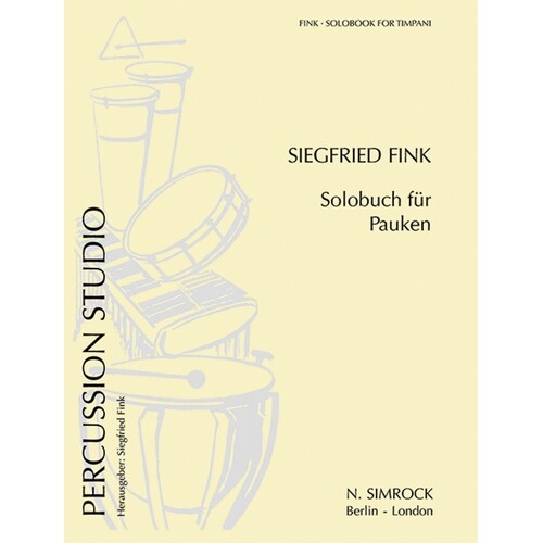 Solobook For Timpani Vol 1 Book