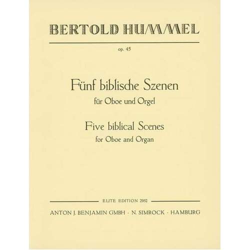 5 Biblical Scenes Oboe Book