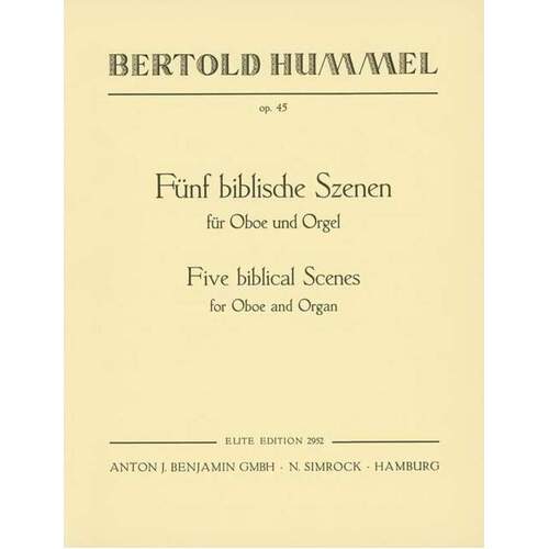 5 Biblical Scenes Oboe Book