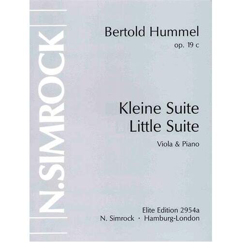 Little Suite Op19C (Vla/Piano) Book