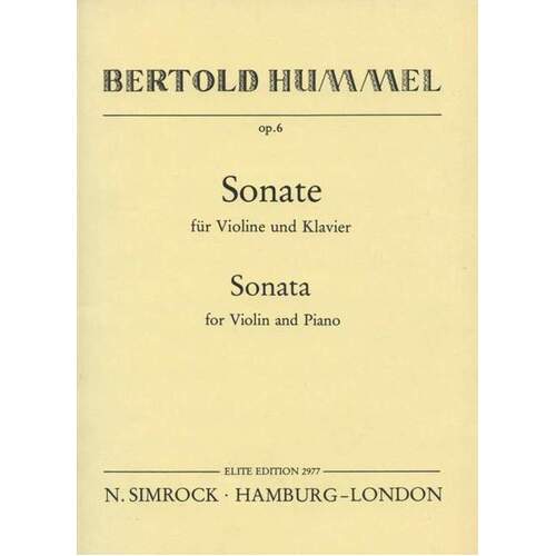 Sonata In G Violin Piano Book